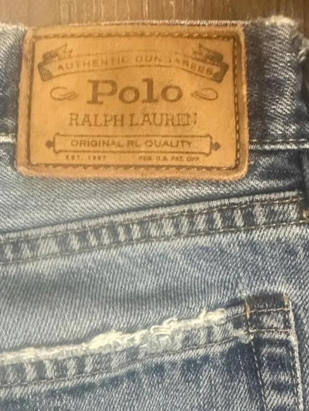 Polo Ralph Lauren men’s blue denim jeans Size 34x30” #denim
